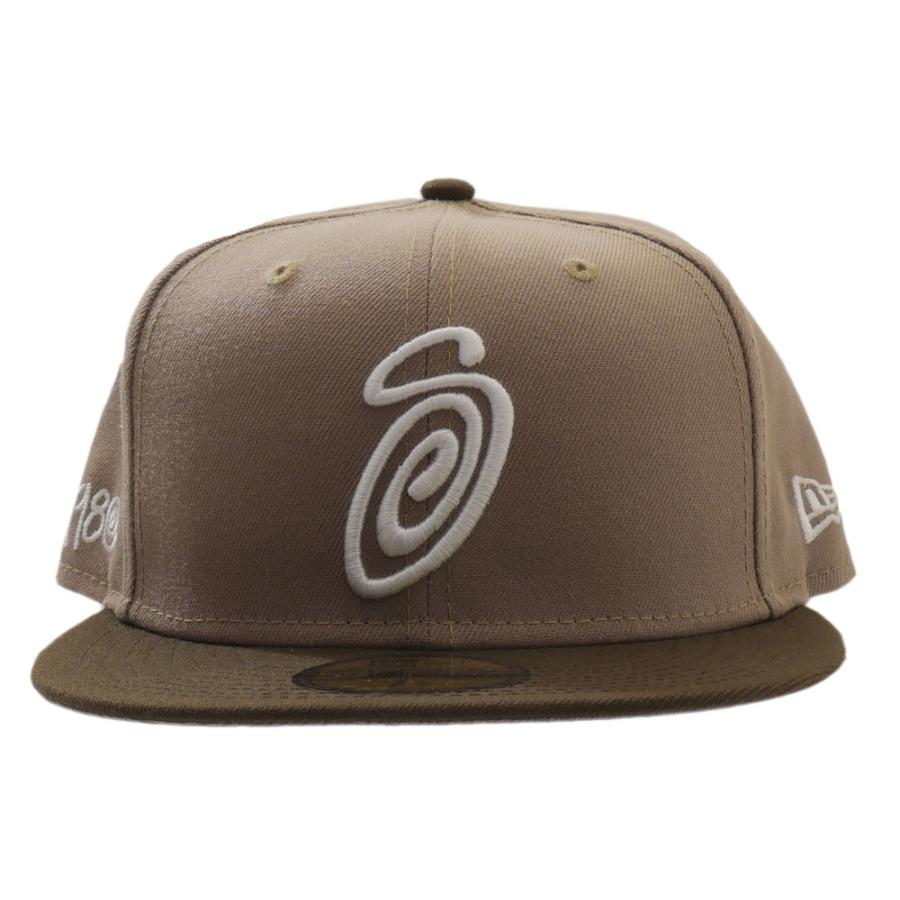 Stussy 59FIFTY ニューエラ　キャップ　ステューシー　総柄 STUSSY 新品 ステューシー CURLY S 59FIFTY NEW ERA CAP Sロゴ