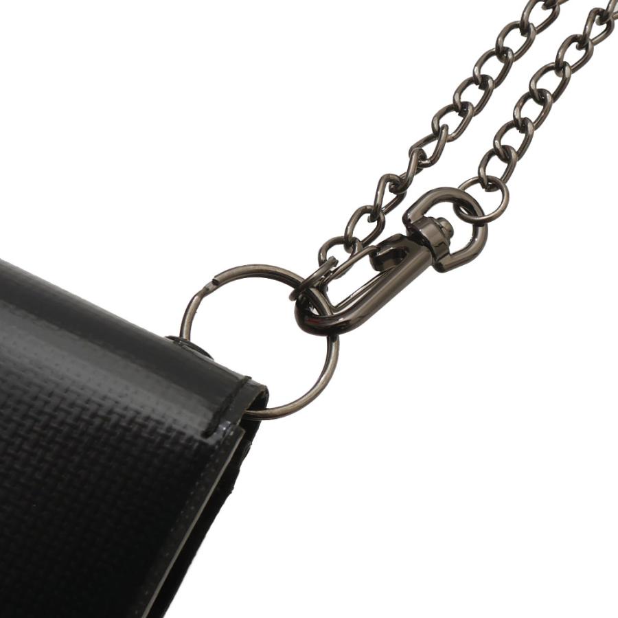 yohji yamamoto ヨウジヤマモト ウォレットチェーン ブラック Yohji Yamamoto 新品 グラウンドワイ Ground Y PVC MINI WALLET
