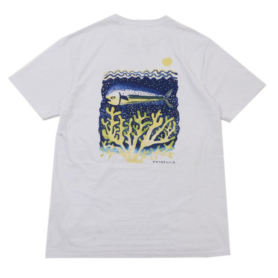 patagonia浮世絵 Tシャツ ホワイト パタゴニア patagonia Tシャツ 広重 Hiroshige 浮世絵 - メルカリ