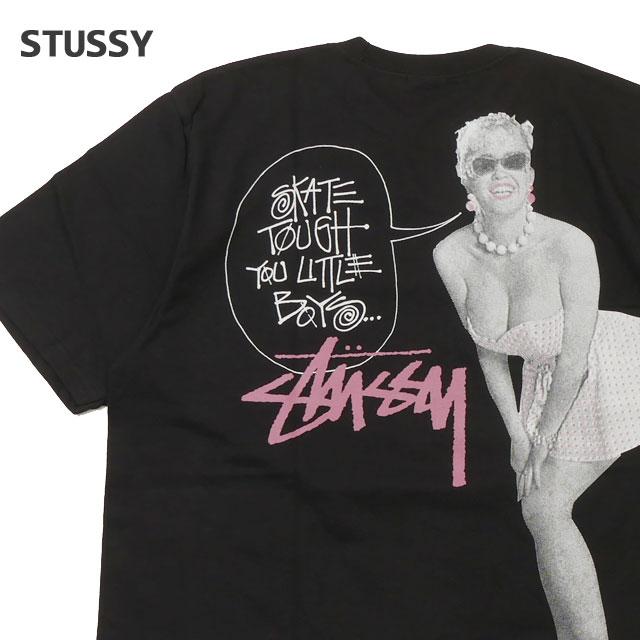 新品 ステューシー STUSSY SKATE TOUGH TEE Tシャツ BLACK ブラック  