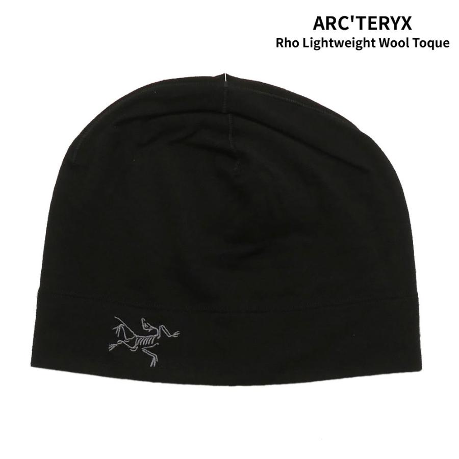 Arc’teryx ビーニー 正規品 黒 ARC'TERYX 新品 アークテリクス Rho Lightweight Wool Toque