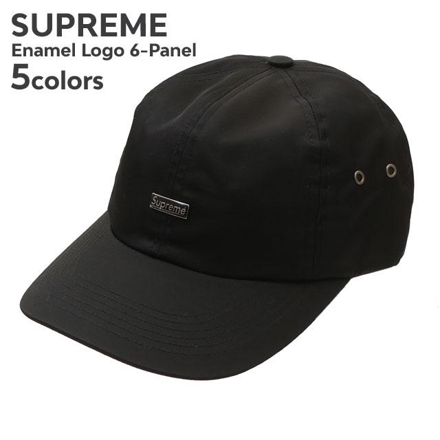 新品 シュプリーム SUPREME Enamel Logo 6-Panel キャップ ストリート 