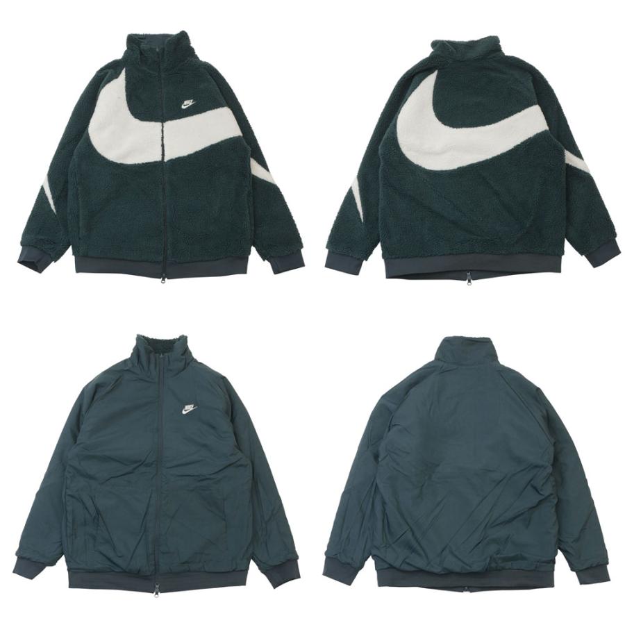 NIKE / フリースジャケット/XXL/ポリエステル/BLK/無地/bq6546-013 NIKE（ナイキ） 新品 NIKE M SWSH FULL ZIP JKT リバーシブル ボア