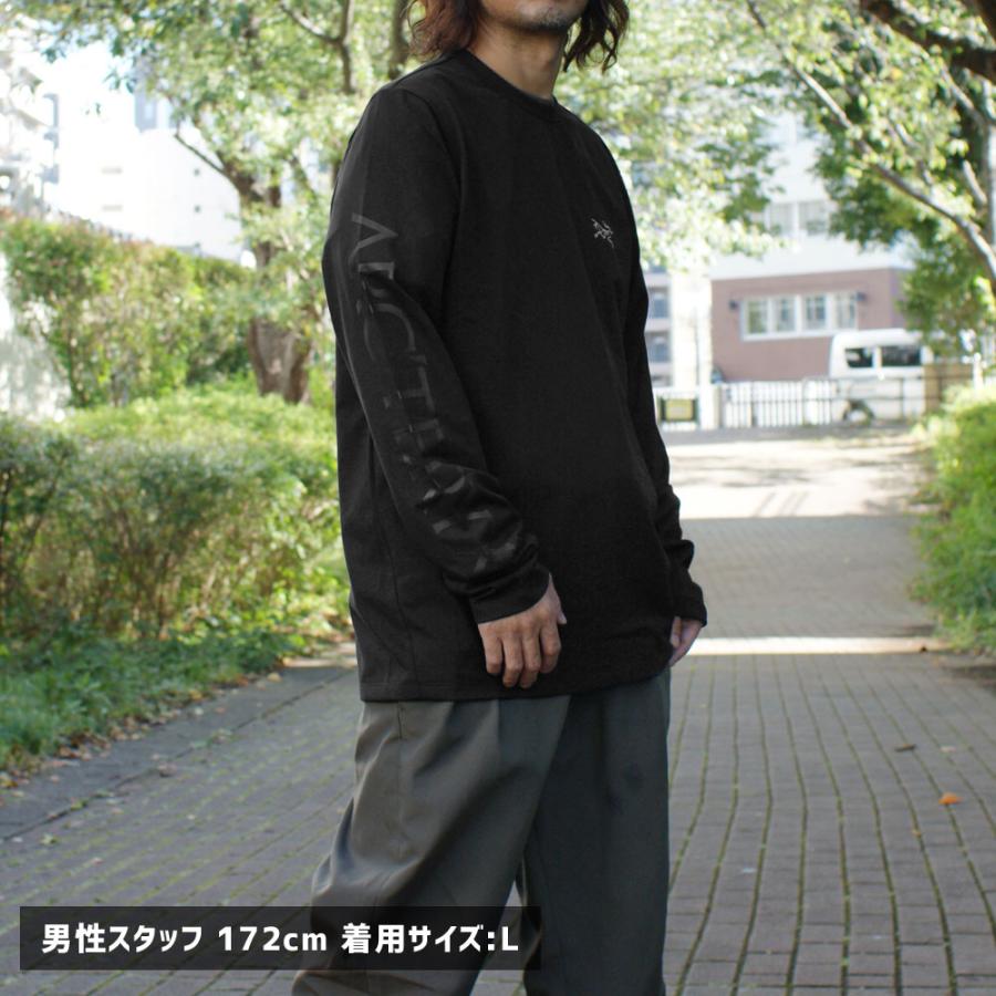 ARC'TERYX ブラック 長袖シャツ L ARC'TERYX 新品 アークテリクス Archaeopteryx Logo LS W アーキ