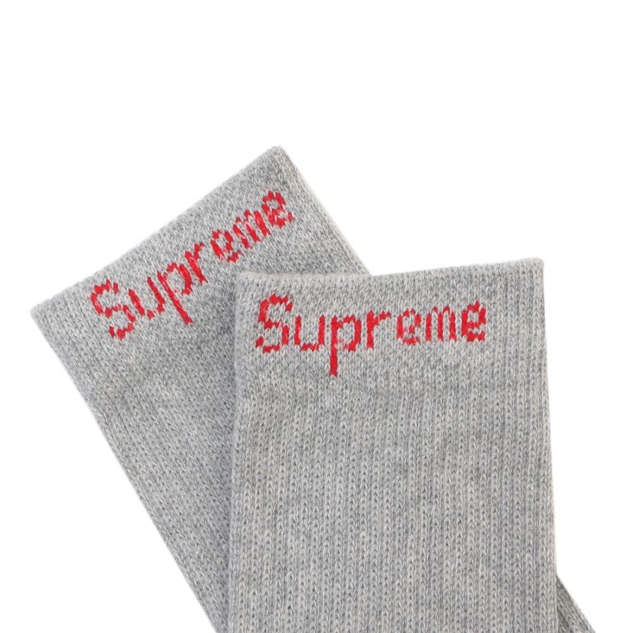 Hanes Supreme クルーソックス 4足セット 6-12 シュプリーム × ヘインズ クルーソックス (4足セット) ピンク
