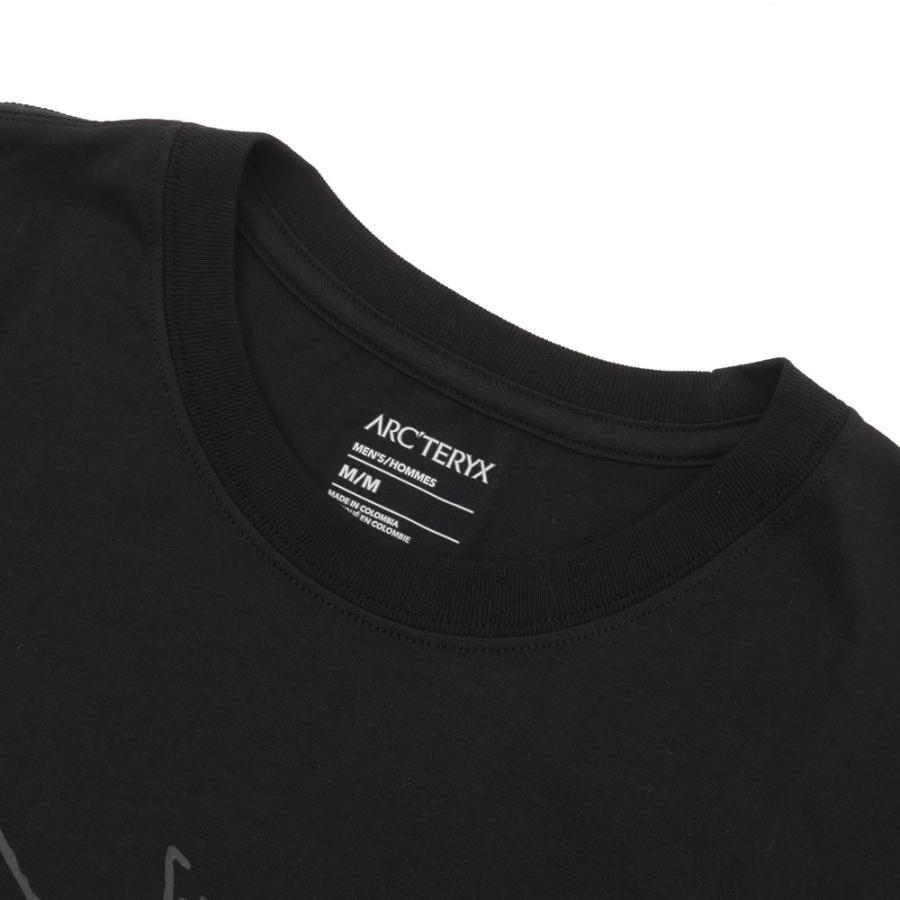 ARC'TERYX Arc' Word Logo Tee 黒 Arc'teryx Men's Arc'Word Logo T-Shirt
