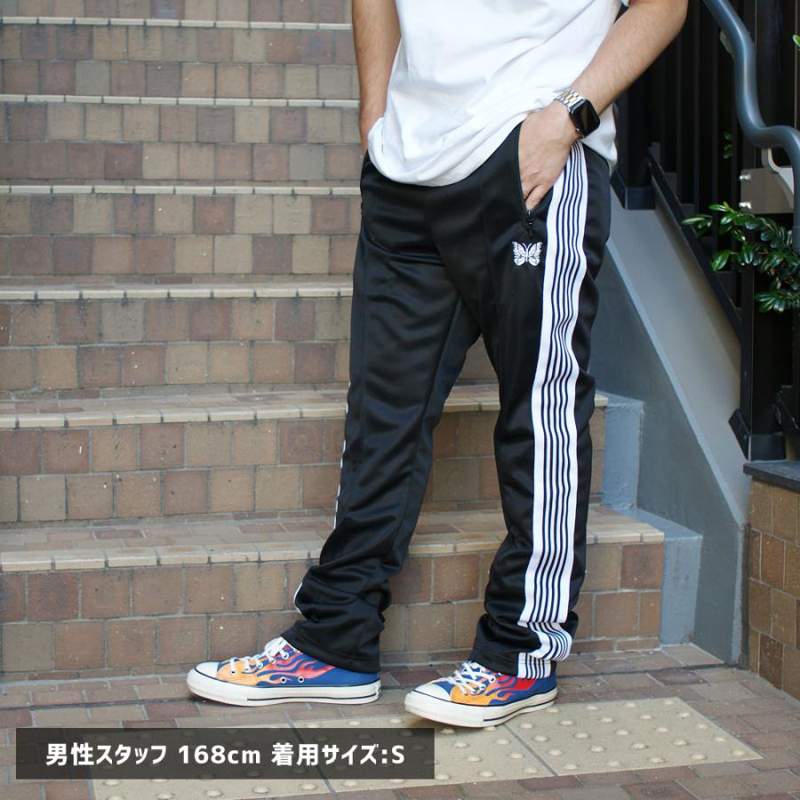 新品未使用　needles トラックパンツ　ナロー　ブラック　グレー 新品 needles トラックパンツ グレー ブラック - メルカリ