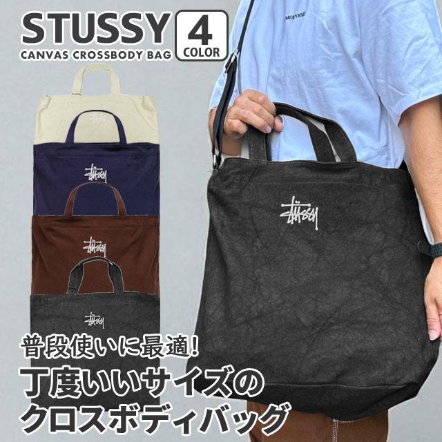STUSSY 新品 ステューシー CANVAS CROSSBODY BAG ショルダー