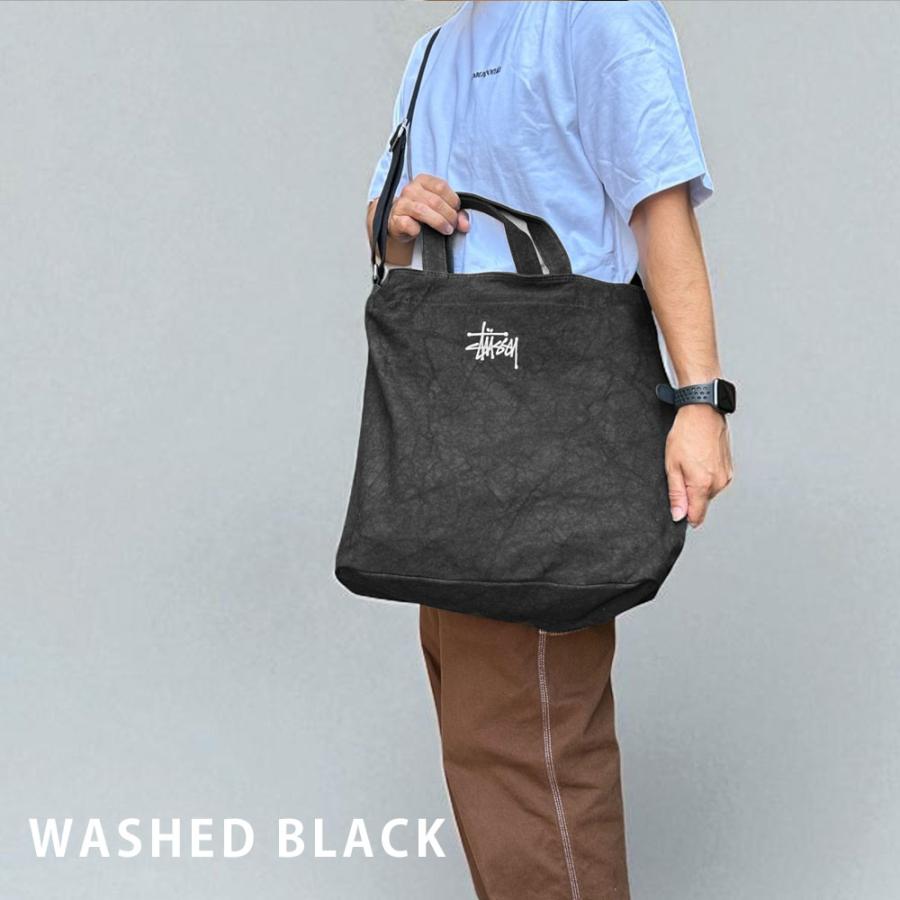 Stussy Quality Workgear ショルダーバッグ ダークグレー org.jpg
