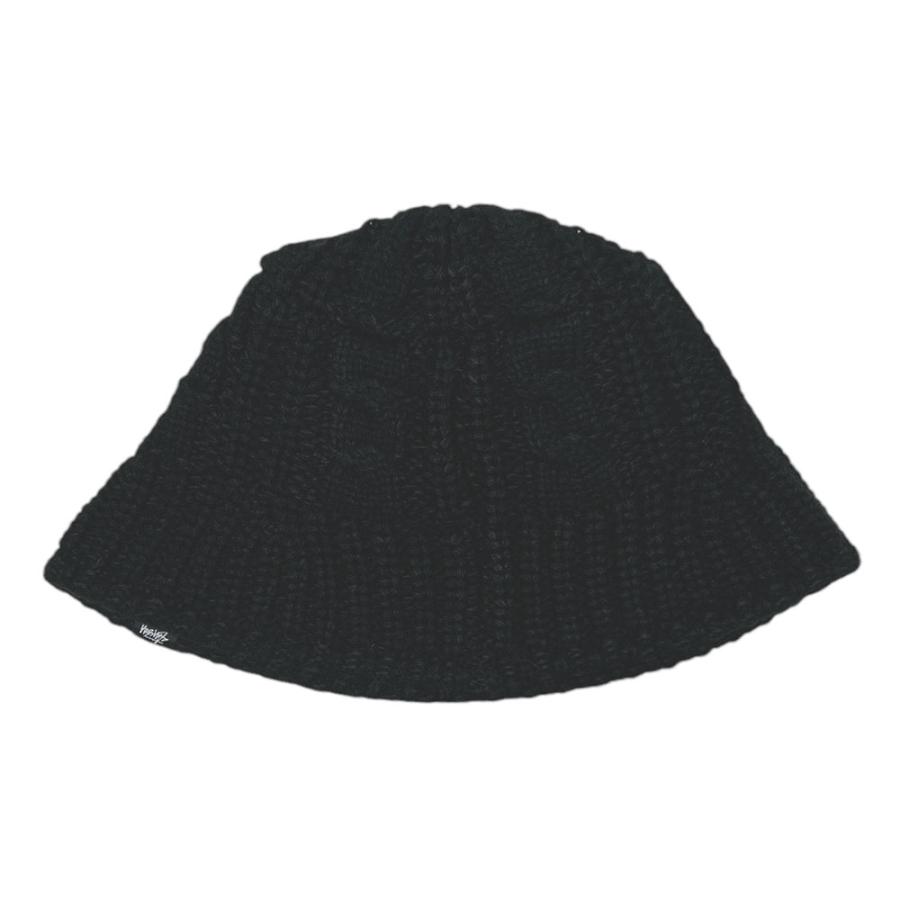 STUSSY KNIT BUCKET HAT L/XL 黒 バケットハット 新品 STUSSY ステューシー バケット ハット Cable Knit Bucket Hat