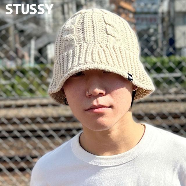 新品 ステューシー STUSSY CABLE KNIT BUCKET HAT バケット ハット バケハ 252000543030 ヘッドウェア :  24091402 : essense - 通販 - Yahoo!ショッピング