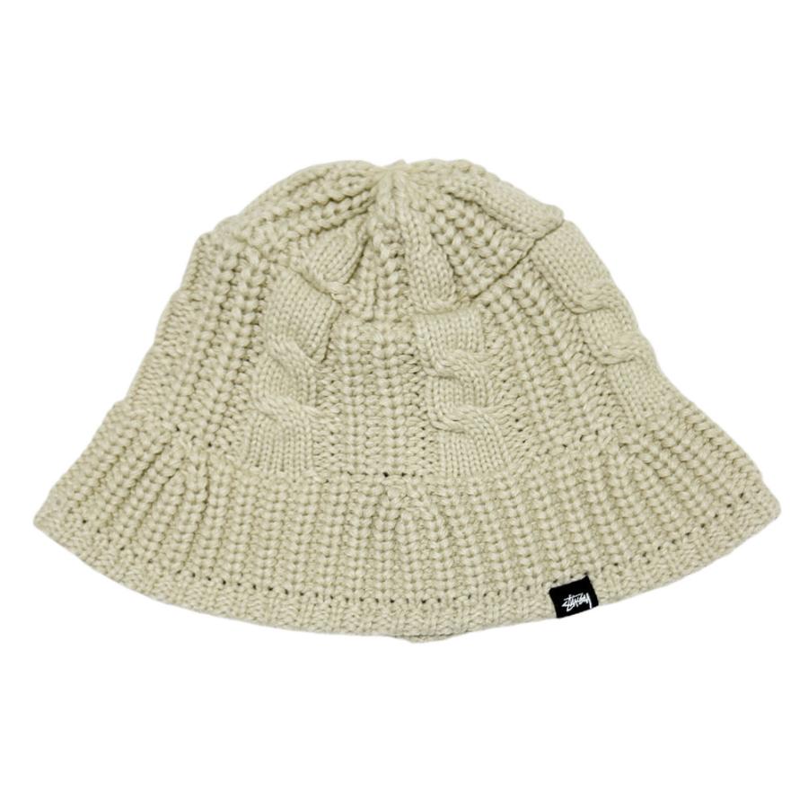 STUSSY バケハ ニット 送料・関税込☆Stussy☆Stussy SS Knit Bucket Hat Black