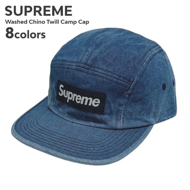 新品 シュプリーム SUPREME 24FW Washed Chino Twill Camp Cap