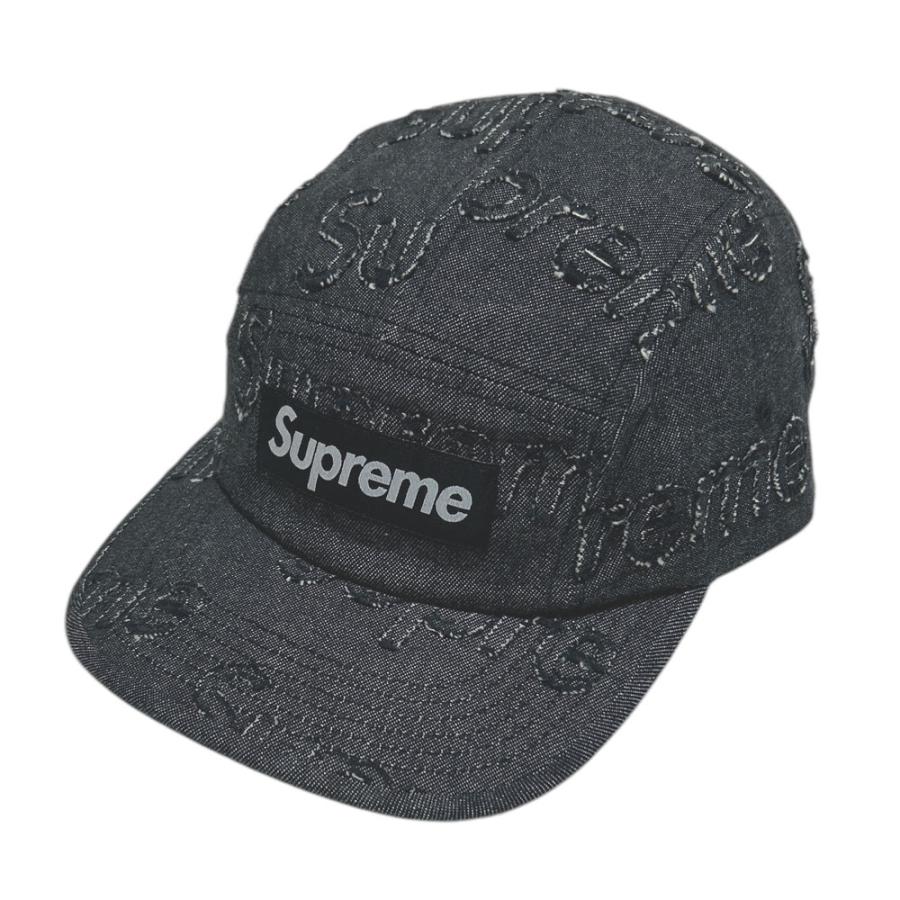 Supreme 新品 シュプリーム SUPREME 24FW Lasered Denim Camp Cap 