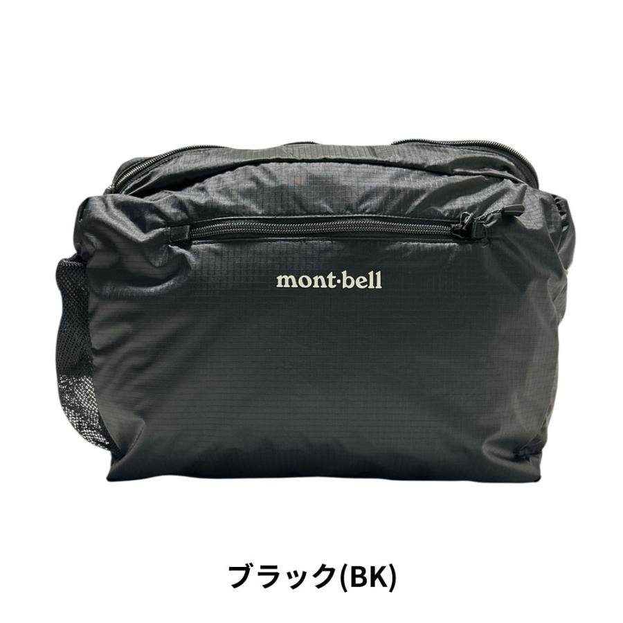 着用2回 mont-bell モンベル ポケッタブルライトショルダーM ブラック ポケッタブル ライトショルダー M｜モンベル
