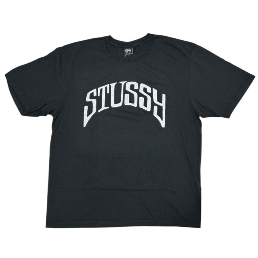 【雰囲気最高】STUSSY アーチロゴ ベースボールシャツ ステューシー 刺繍 雰囲気最高】STUSSY アーチロゴ ベースボールシャツ