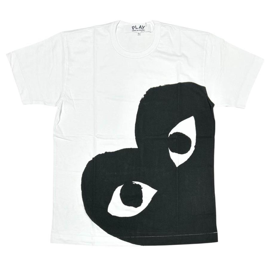 新品 プレイ コムデギャルソン PLAY COMME des GARCONS HUGE HEART TEE Tシャツ ハート ロゴ クルーネック カットソー 日本製 ギャルソン 入手困難 AX-T347-051 半袖Tシャツ PLAY COMME des GARCONS 新品 プレイ コムデギャルソン HUGE HEART TEE