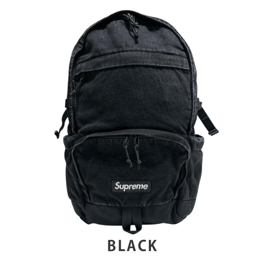 シュプリーム リフレクター バッグパック リュック 総柄 ブラック Supreme 新品 シュプリーム SUPREME 25FW Denim Backpack デニム