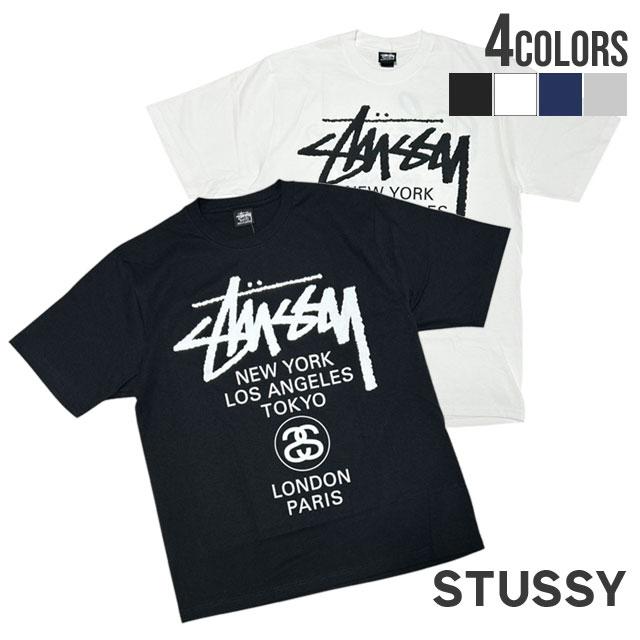 STUSSY（ステューシー） 新品 STUSSY WORLD TOUR TEE ワールドツアー T