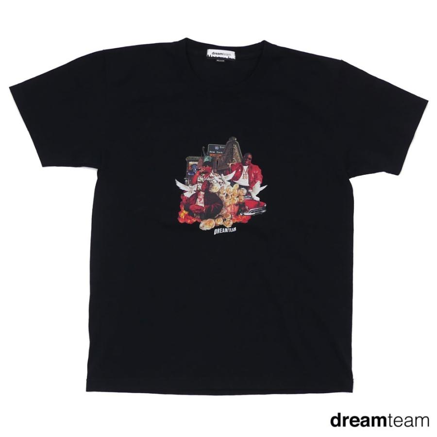 新品 DREAM TEAM (ドリームチーム) THE NOTORIOUS TEE [Tシャツ] BLACK 690-000155-041｜essense