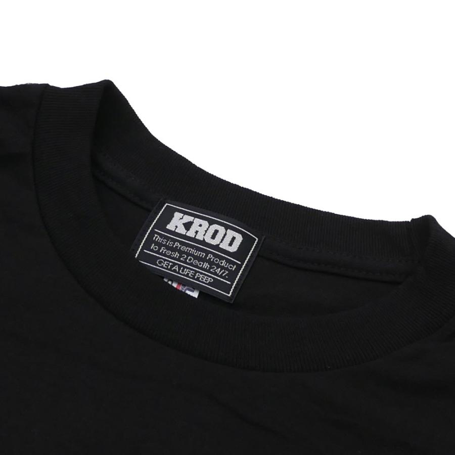 【数量限定特別価格】 新品 KROD (クラウド) ROSE TEE [Tシャツ] BLACK 999-005081-041｜essense｜03