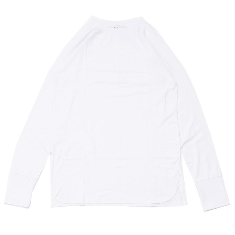 新品 mnml (ミニマル) SPLIT BACK RAGLAN L/S TEE[長袖Tシャツ][ロンT]WHITE999-005174-040(TOPS) | 