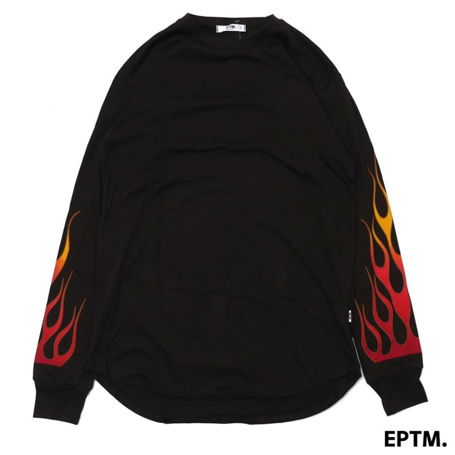 新品 EPTM (エピトミ)FLAME L/S TEE[長袖Tシャツ]VINTAGE BLACK999-005244-031(TOPS)｜essense