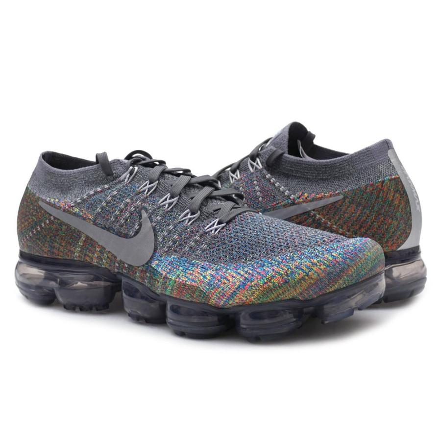 新品 NIKE(ナイキ) AIR VAPORMAX FLYKNIT (ヴェイパーマックス)DARK GREY/REFLECT SILVER-BLUE ORBIT849558-019 420-000139-302(フットウェア)｜essense