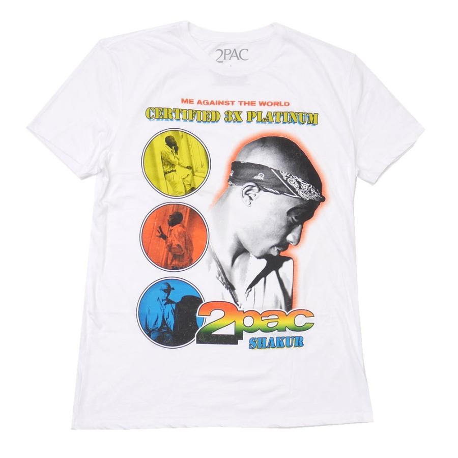 新品 ツーパック オフィシャル 2PAC OFFICIAL ME AGAINST THE WORLD COLORS TEE Tシャツ WHITE ホワイト 白 999006325050 半袖Tシャツ BUYERS PUSH｜essense｜02