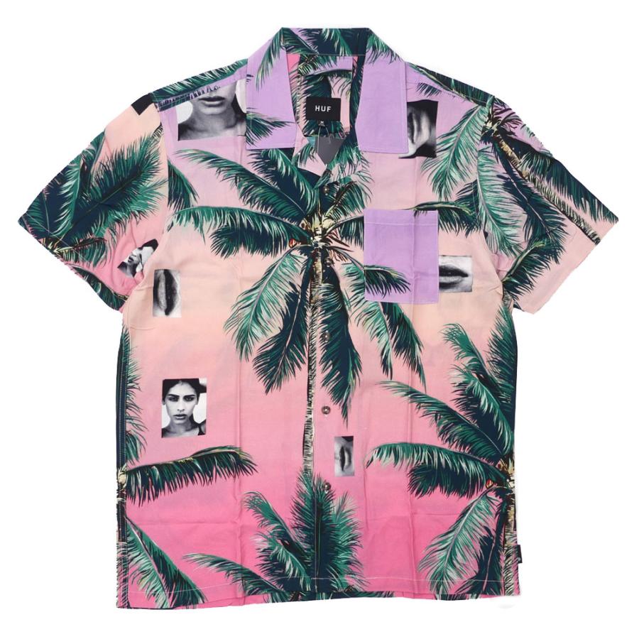 HUF 新品 ハフ MOLLY RESORT S/S SHIRT モリーリゾート 半袖シャツ 柄 