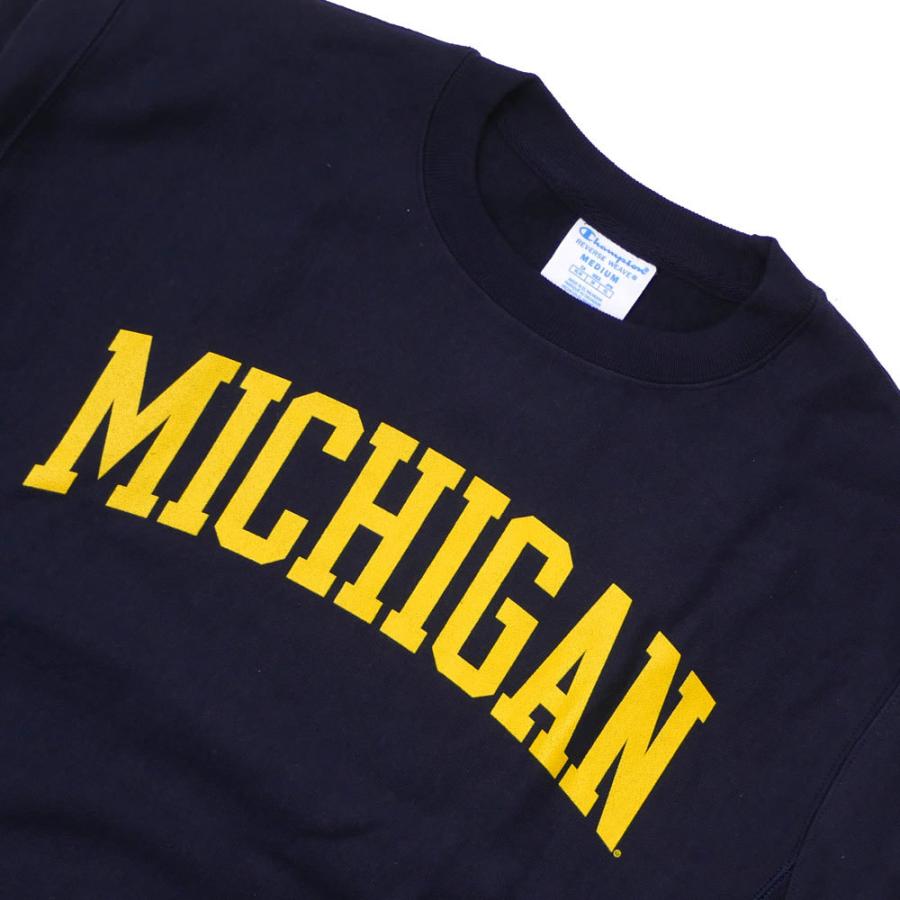 champion リバースウィーブ　Michigan スウェット　ネイビー USA製 90s Champion R/W Sweatshirt 