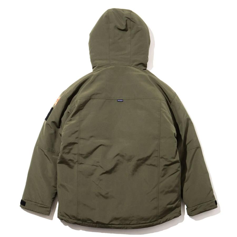 新品 アップルバム APPLEBUM Down Hood Jacket ダウンジャケット KHAKI カーキ 680000693055 OUTER｜essense｜05