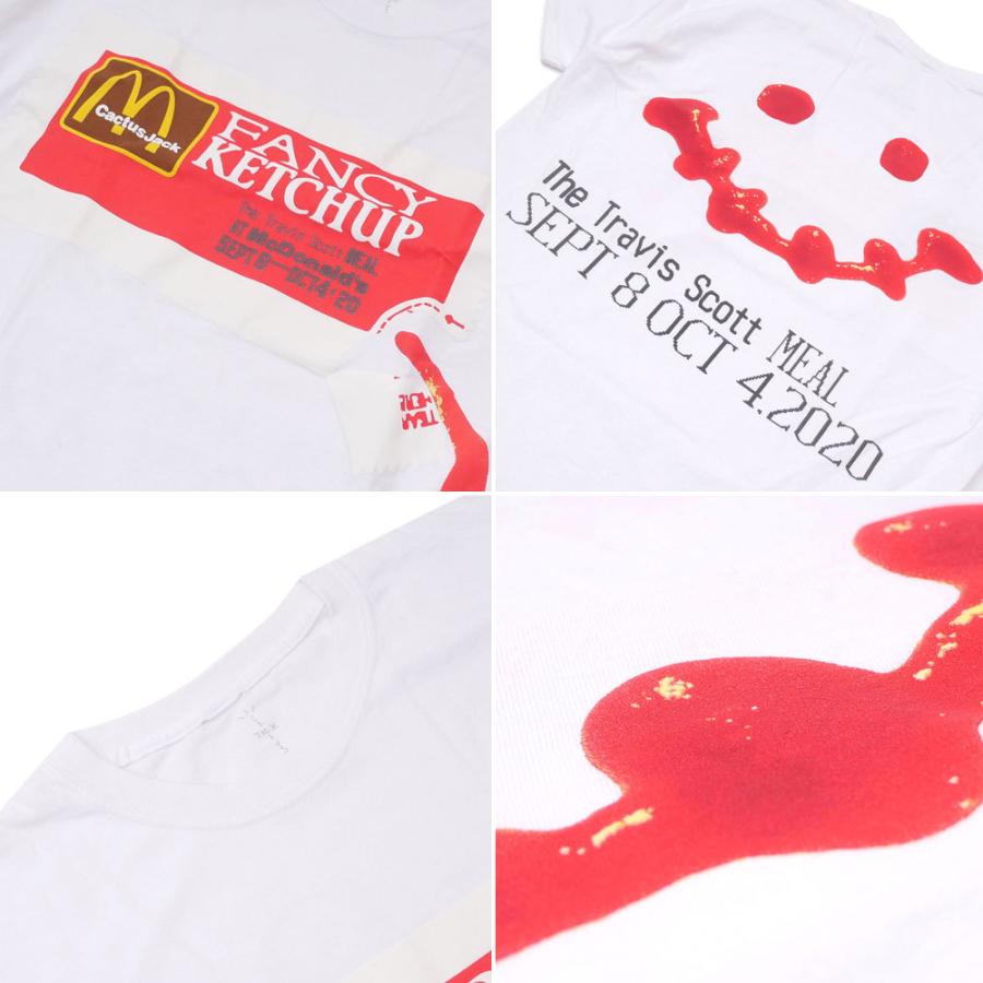 人気話題コラボ Travis Scott CPFM McDonald Ketchup Tee White Buy Cactus Jack by Travis Scott x McDonald's Ketchup T-Shirt