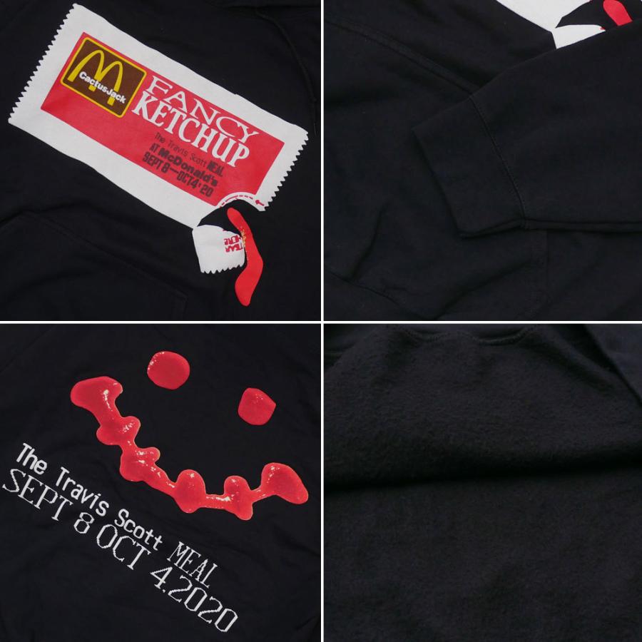 新品 TRAVIS SCOTT x CPFM KETCHUP HOODIE BLACK ブラック