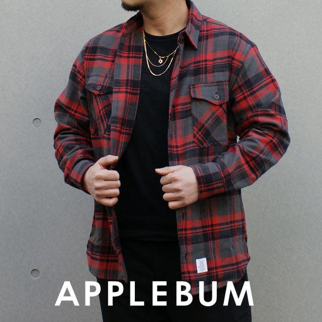 新品 アップルバム APPLEBUM Slab Check Nel Shirt ネルシャツ 長袖 