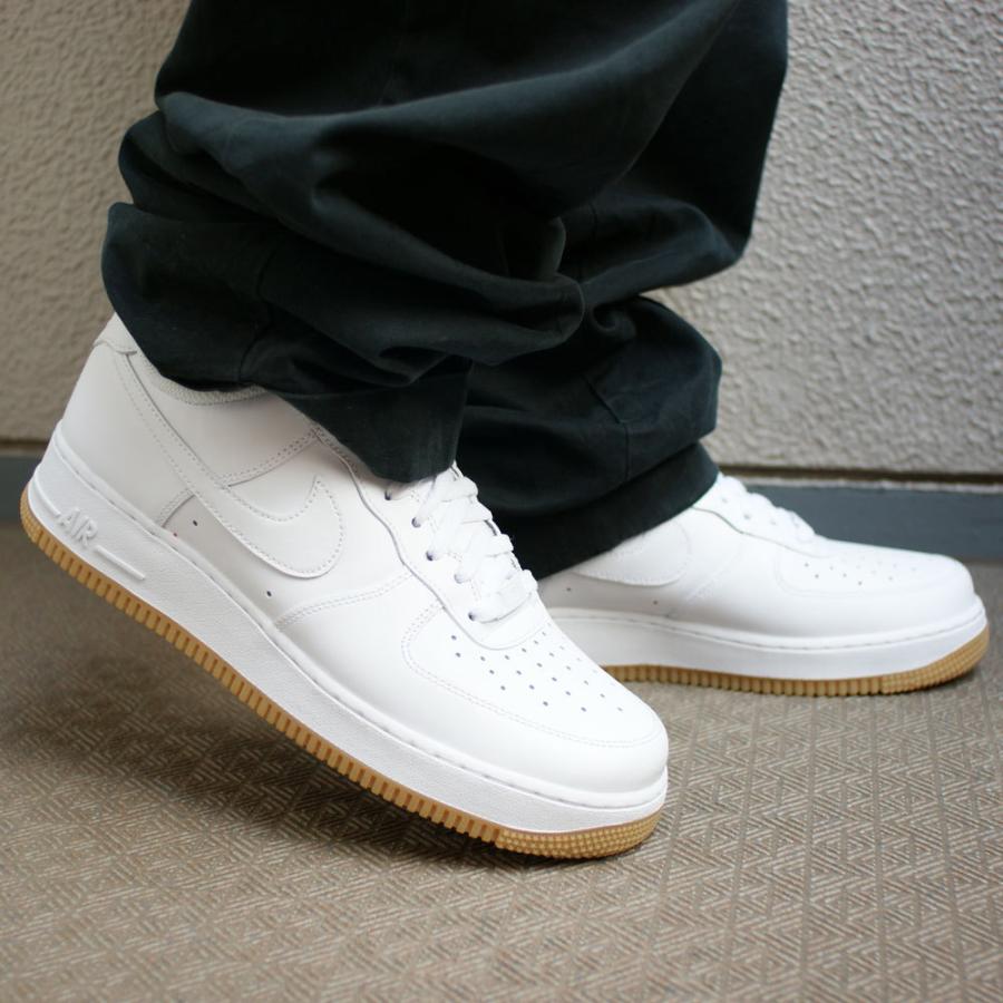 NIKE ナイキ AIR FORCE 1 エアフォース ワン ホワイト ガム Amazon | [ナイキ] Air Force 1 '07 White Gum エアフォース1 07