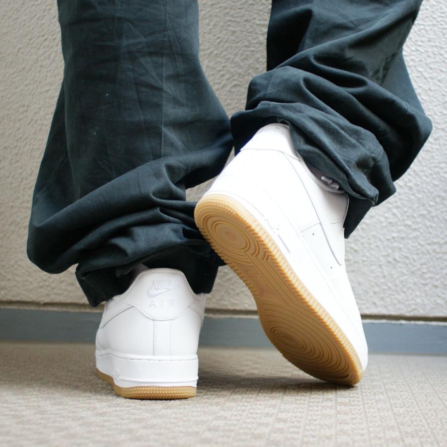 NIKE 新品 ナイキ AIR FORCE 1 07 エアフォース1 白 ガム WHITE