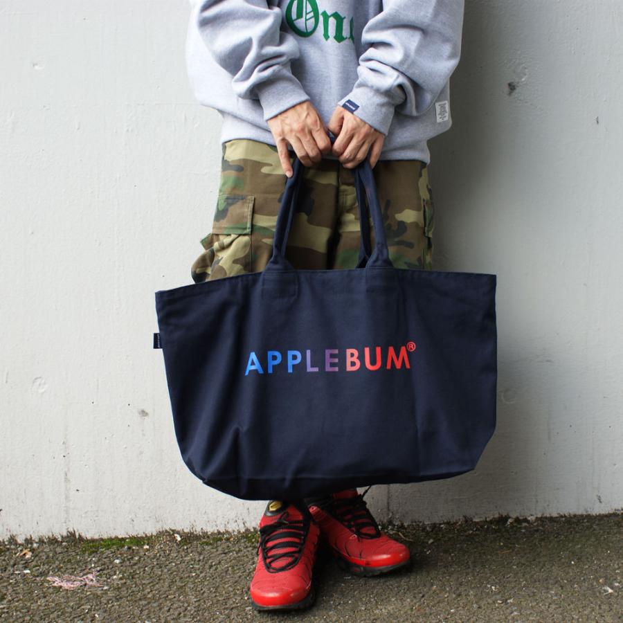 APPLEBUM 新品 アップルバム Gradation Logo Zip Totebag