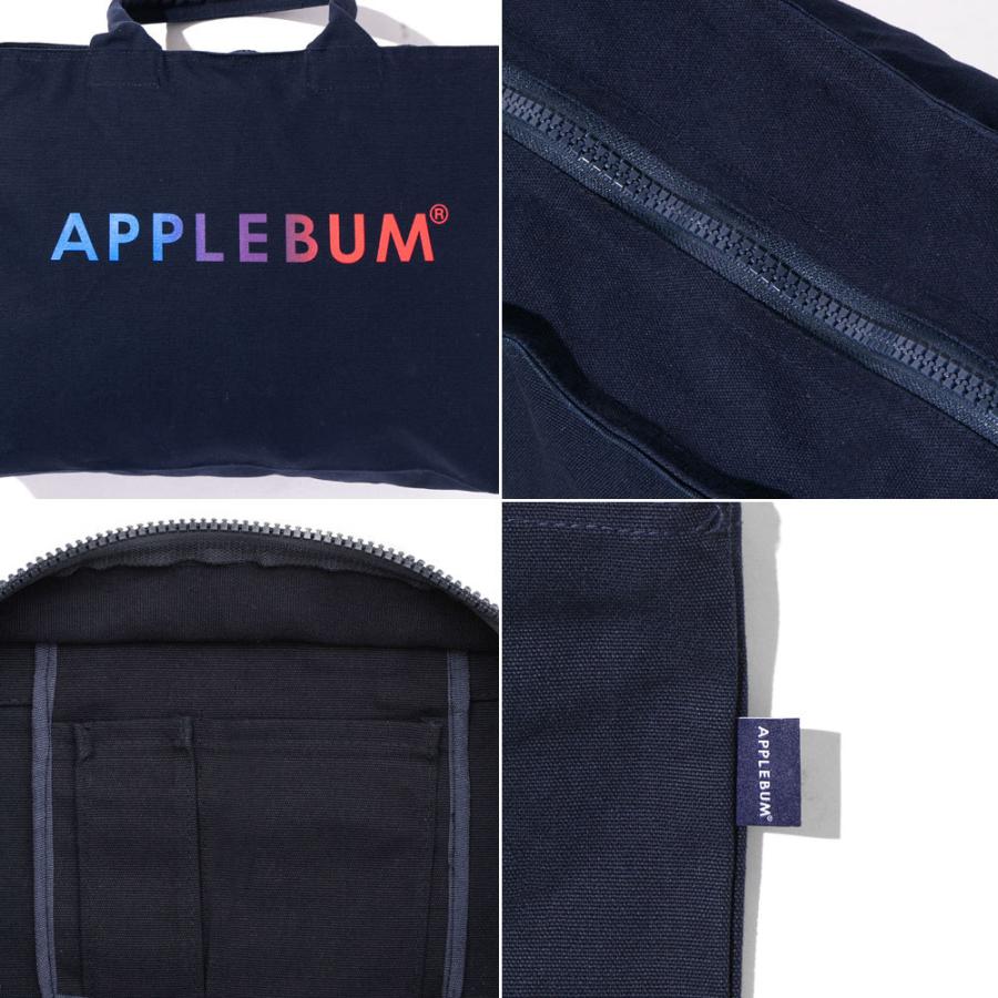 APPLEBUM 新品 アップルバム Gradation Logo Zip Totebag