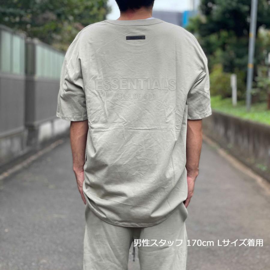 新品 エッセンシャルズ ESSENTIALS Logo Tee ロゴ Tシャツ GREEN 