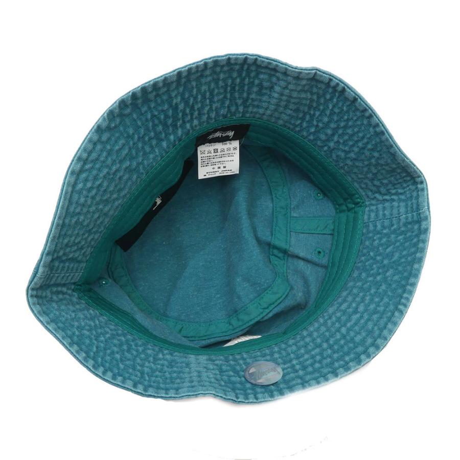 Stussy 緑 バケットハット S/M SIZE 新品未使用 STUSSY ステューシー バケット ハット STOCK BUCKET HAT メンズ