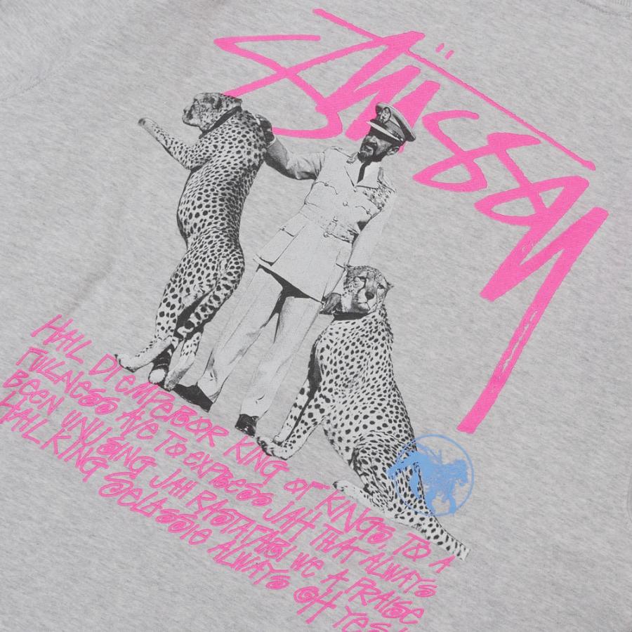 STUSSY 新品 ステューシー Emperor Crew クルースウェット ASH