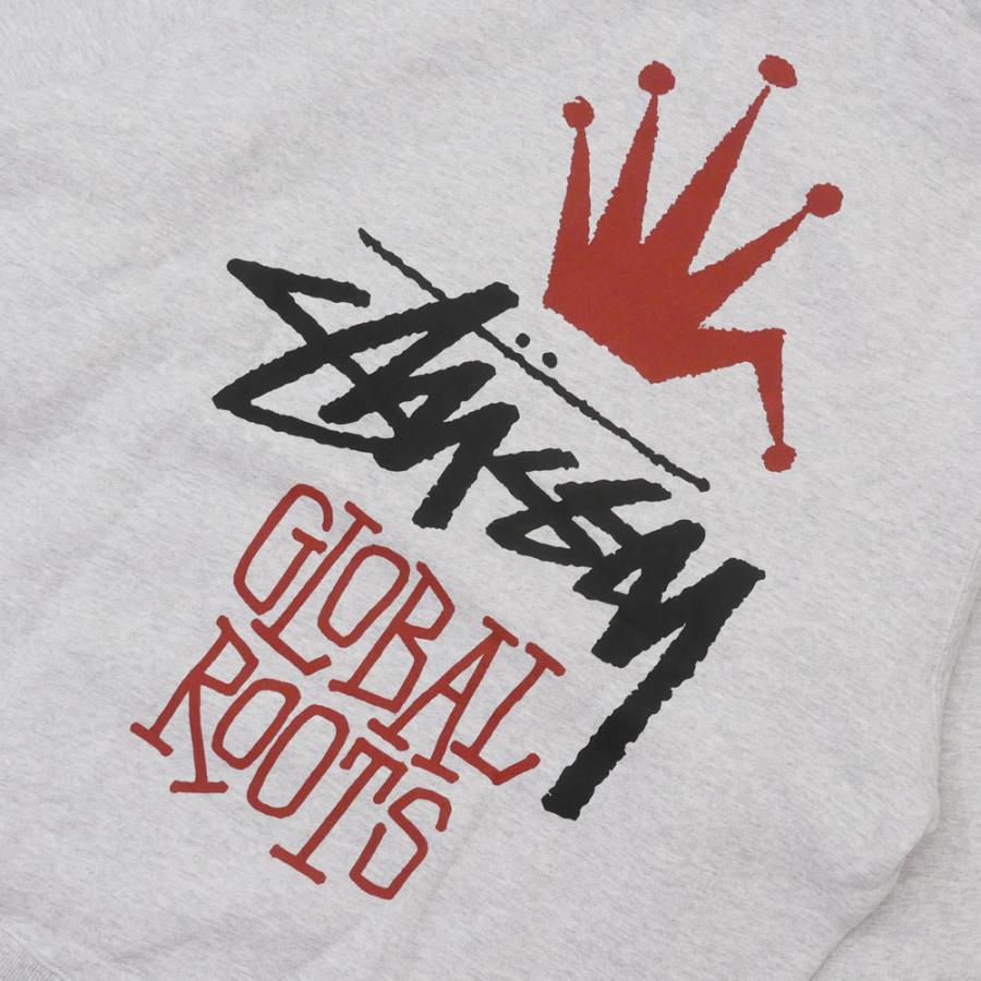 STUSSY / Global Roots Hood/パーカー/L/コットン/RED STUSSY（ステューシー） 新品 STUSSY Global Roots Hood プルオーバー