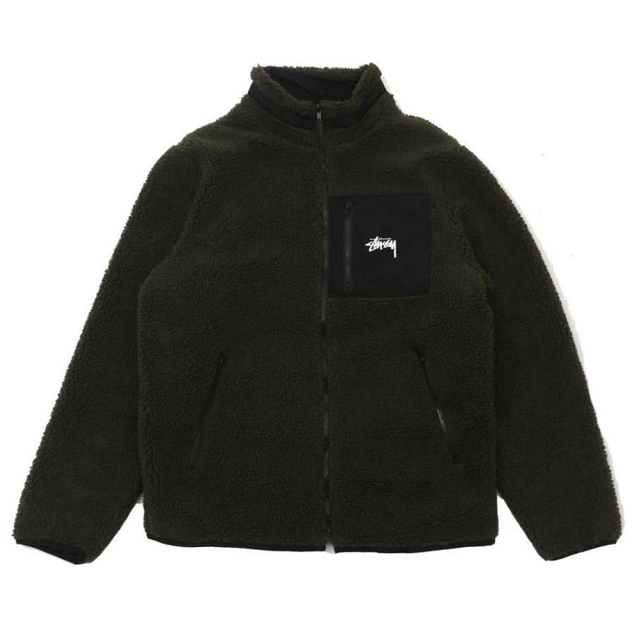 STUSSY 新品 ステューシー Stock Sherpa Jacket ボア シェルパ STUSSY 新品 ステューシー Stock Sherpa Jacket ボア シェルパ