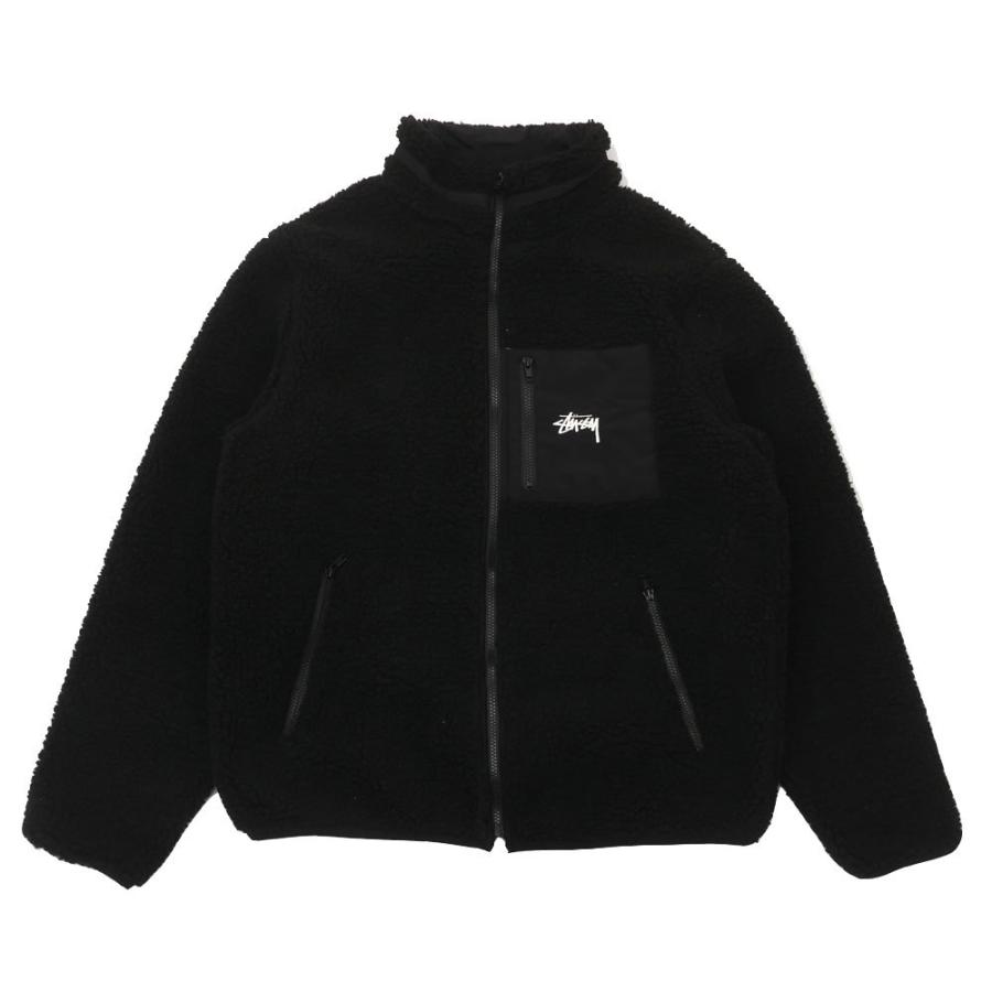 STUSSY 新品 ステューシー Stock Sherpa Jacket ボア シェルパ