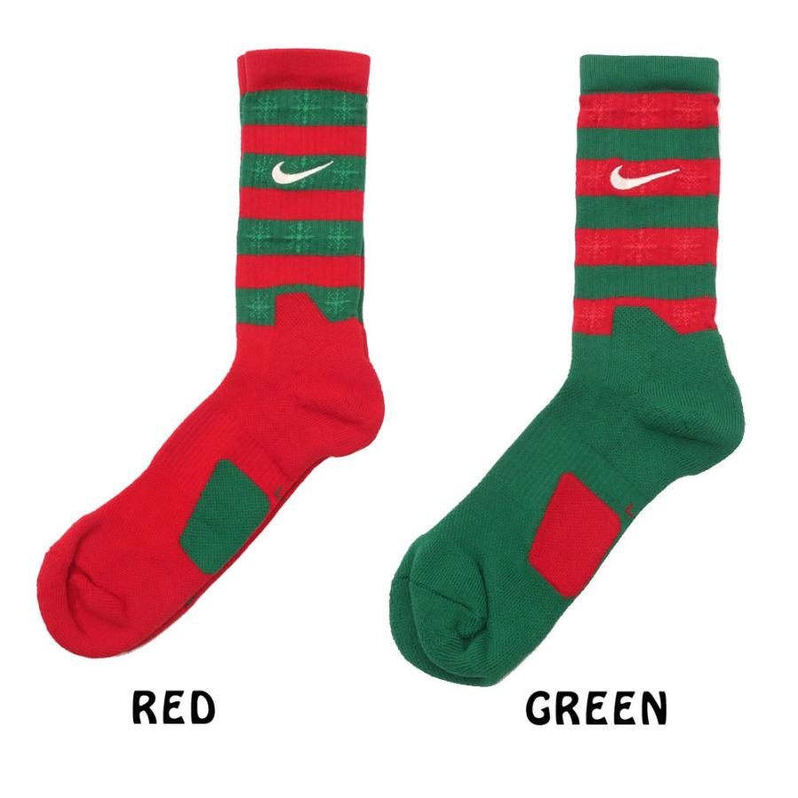 新品 全2色 ナイキ NIKE ELITE CHRISTMAS CREW SOCKS クルー ソックス 靴下 DA5097 290005630055 グッズ 821120701