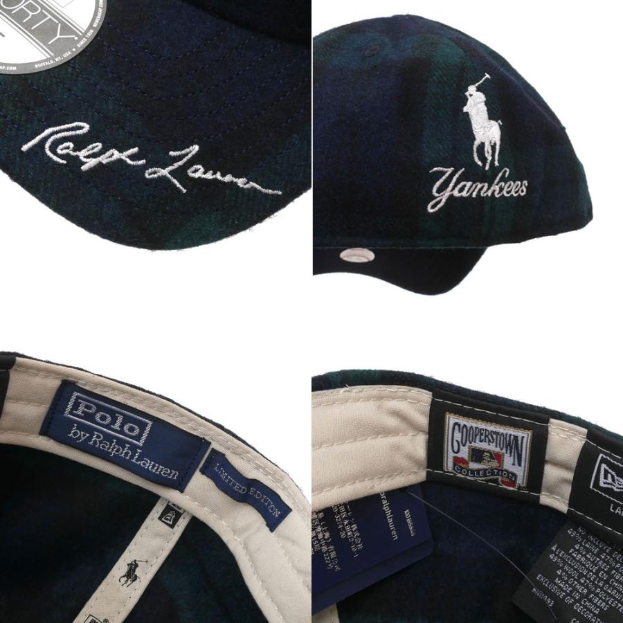 新品 ポロ ラルフローレン POLO RALPH LAUREN x ニューエラ NEW ERA ニューヨーク ヤンキース 49FORTY CAP  キャップ BLACK WATCH 250000516055 ヘッドウェア