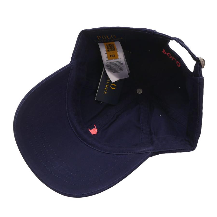 Polo Ralph Lauren キャップ ネイビー USA製 ヴィンテージ USA製 90s Polo Ralph Lauren Logo 6 Panel Cap 青 ポロ ラルフ