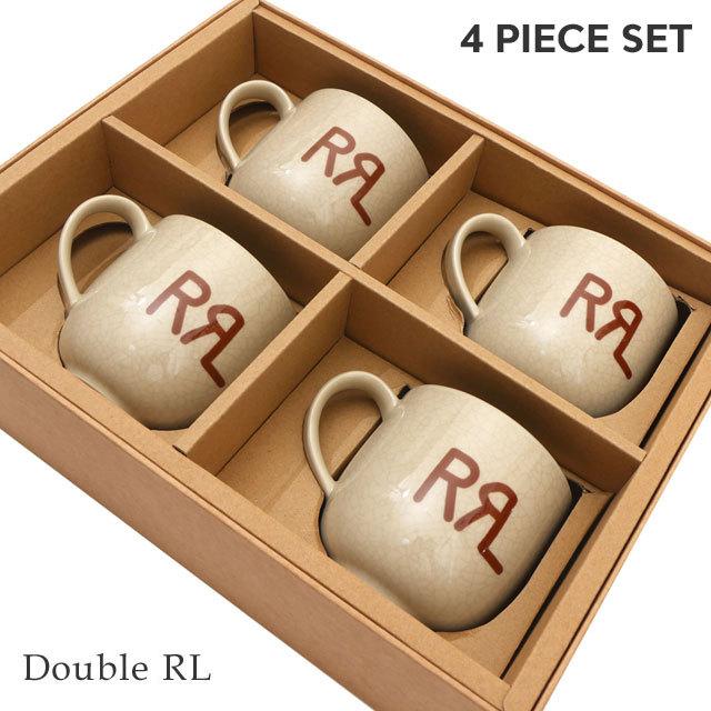 Double RL 新品 ダブルアールエル LOGO MUG SET マグカップ 4個