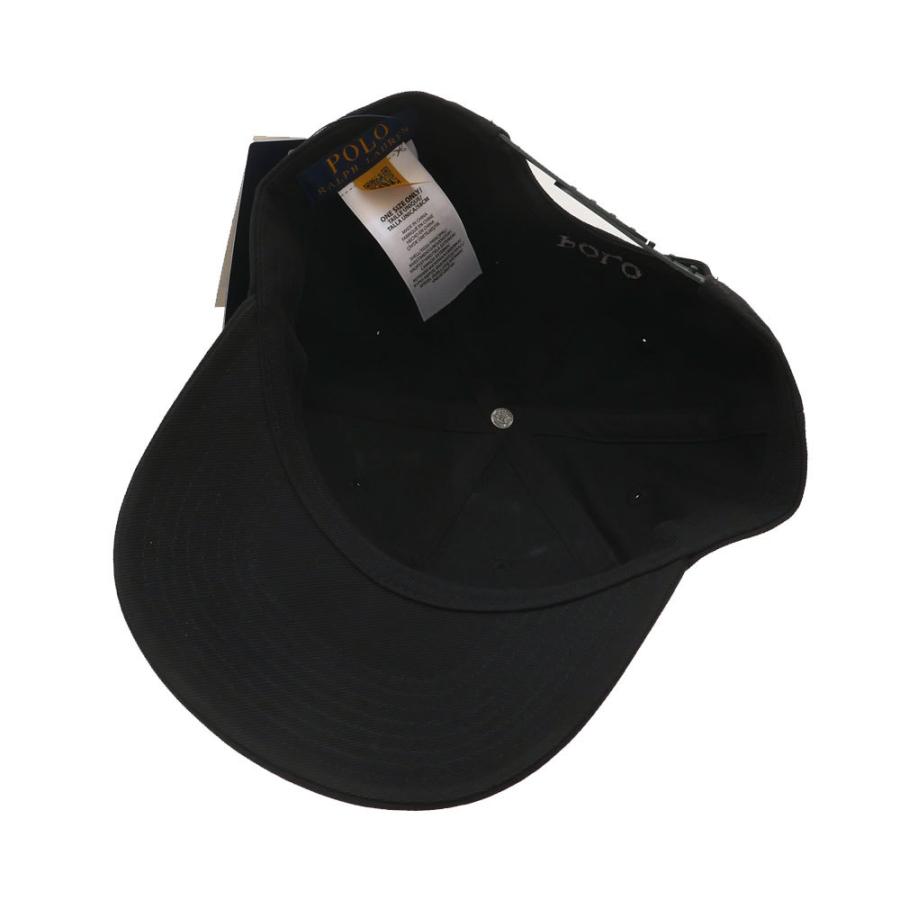 【新品】ポロ ラルフ ローレン　キャップ　黒 Amazon | Ralph Lauren (ラルフローレン) 帽子 キャップ ポロ スポーツ